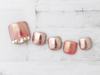 キャンアイドレッシー ヨコハマ元町店(Can I Dressy)/【NEW】ミラーフットネイル