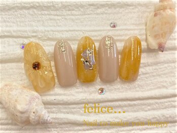 ネイルサロン フェリーチェ(felice)/【定額ネイル】¥7750