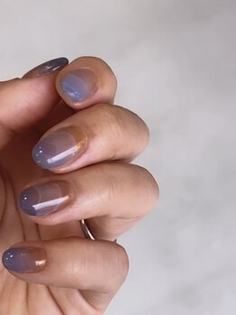 ミントリーフ バイ リート(Mint leaf by Reat)/夕暮れ風ネイル