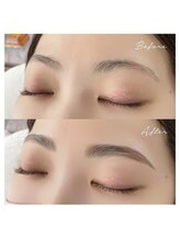 ロレインブロウ 大垣店/眉毛ワックス＋間引きカット