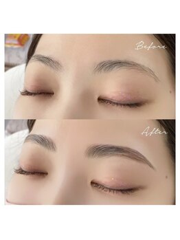 ロレインブロウ 大垣店/眉毛ワックス＋間引きカット