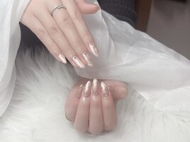 ラメグラデーションネイル