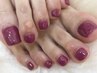 【夏割 / Foot】ワンカラー / ２色選択OK  ¥4.500
