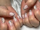 【夏定額】シェルミラーネイル