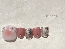 ルークネイル 恵比寿店(LUKE NAIL)/【フット】桜フットネイル