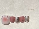【フット】桜フットネイル