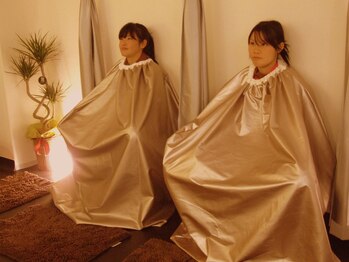 ハーバルスチームサロンマーリエ(HERBAL STEAM SALON m alie)/2人同時によもぎ蒸しができる♪