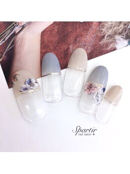 エスパルティール(Spartir)/◆フラワープリントネイル◆