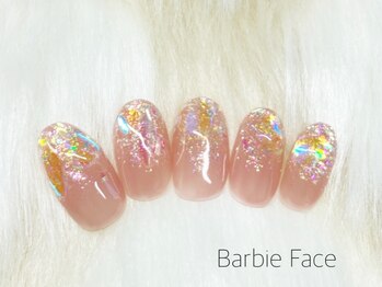 バービーフェイス 恵比寿(Barbie Face)/うるうるネイル