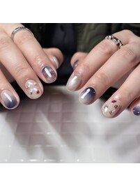 グラデーション/ネイビー