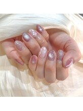 ヘアアンドネイル ミューズ 新浦安店(HAIR&NAIL MUSE)/くすみピンク桜色マグネット