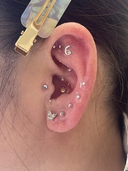 ラピス(Lapis)/耳つぼジュエリー施術例☆