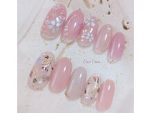 リノリマ(LinoLima)の雰囲気(サクラと小花のフラワー大人デザイン♪)