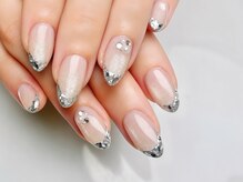 キラネイル アンド アイラッシュ by World Beauty(KIRA)/ガラスフレンチ