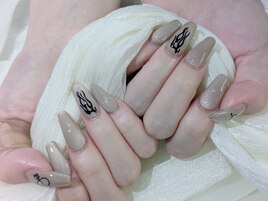 【スカルプ】マグネットネイル