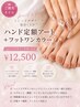 【ご褒美ネイル】ハンド定額アート+フットワンカラー¥12500