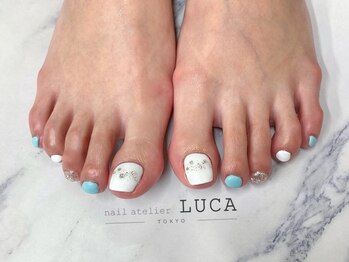 ネイルアトリエルカ(nail atelier LUCA)/W-415 シェラック大人上品フット