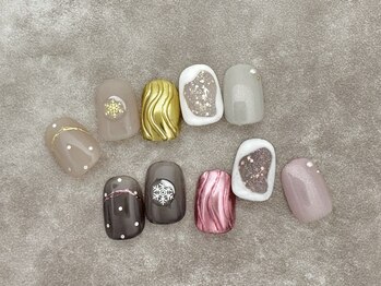 アンドヴァ ピヴォクロス店(Andova)/【23SF11】2023冬ネイルvol.2