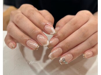ネイルサロン ティフィン(tiffin)/~マグネットとミラーフレンチ~