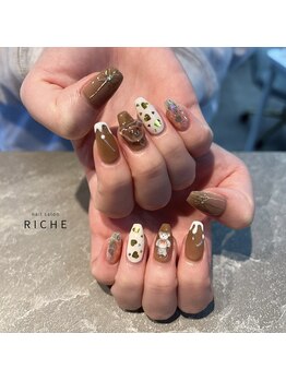 リッシュ(RICHE)/ホワイトデーネイル♪