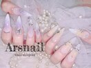 ラメチークネイル