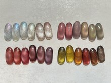 シャイン ネイルアンドアイラッシュ(Shine Nail & Eyelash)の雰囲気（人気のマグネットも導入♪ボルドーコレクション等カラー多数あり）