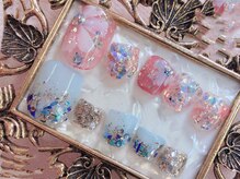 キューティプティ/夏フットネイルデザイン★￥8500