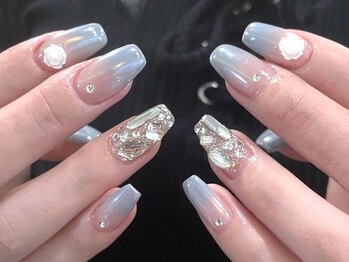 ワイワイ(yy)/ブルーグラデーションオーロラ