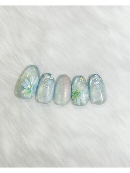 水に浮かぶガーベライメージ