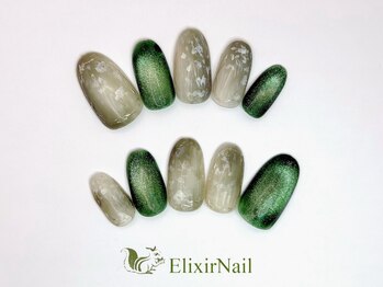エリクサーネイル 新宿3丁目(Elixir Nail)/定額a シンプル/クーポン使用
