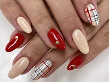 ダブルネイル(Double Nail)/バーバリーチェック風ネイル☆