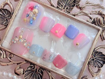 キューティプティ/夏フットデザイン★¥8500