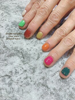 プライベート ネイルサロン マーマ(murmur)/カラフルネイル