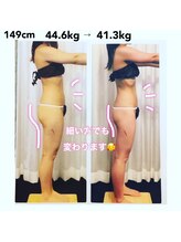 ボディエステティック アクアオーラ 富山店/細い方でも変わります♪