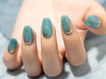 ヴァンネイル(VINGT NAIL nail&eye beauty)/ニュアンスミラーネイル