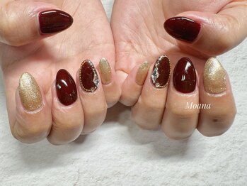 モアナ(Moana)/ボルドーネイル