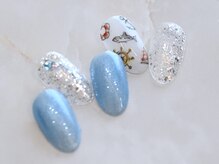 ルシェルアイ/ラメ☆マリンネイル