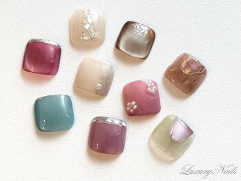 ラグジュアリー ネイルズ(Luxury Nails)/☆親指アート付☆