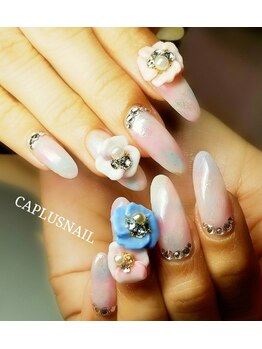 キャプラスネイル ミュウ(CAPLUS NAIL Mew)/3Dお花ネイル♪