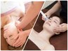 【小顔/たるみケア／法令線/クマ取り】ピーリング＋小顔矯正＋EMS 17600円→
