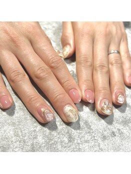 ネイルズ ヒマワリ(Nails Himawari)/【松田担当】定額ニュアンスart