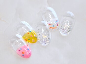 ルシェルアイ/ヨーヨーネイル☆夏ネイル