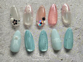 エアネイル(eA NAIL)の写真/被らないデザイン！【多ジャンルの定額デザイン100種。7,000円～】