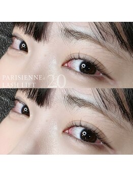 ローブ バイ ヘアサロンエム 新宿(L'Aube by HAIR SALON M)の写真/新宿でも珍しい◎【新パリジェンヌラッシュリフト2.0】まつ毛パーマ＋下まぶた美容ケア付￥5500☆束感eyeへ