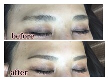 眉サロン デュアル 恵比寿(DUAL)/平行眉からアーチ眉に☆