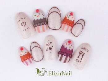 エリクサーネイル 神田(Elixir Nail)/やり放題 /クーポン使用