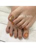 foot nail 6本アート♪持ち込みデザインok★【他店オフ&ケア込み】