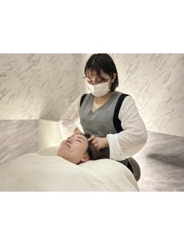 ヘッドスパで癒されたい