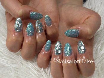 ライク(Like)/キラキラ/ブルー