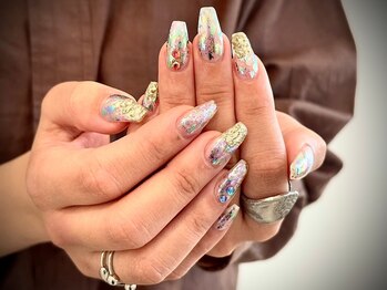 ヌル ネイル 堀江(NURU NAIL HORIE)/個性派韓国ネイル☆